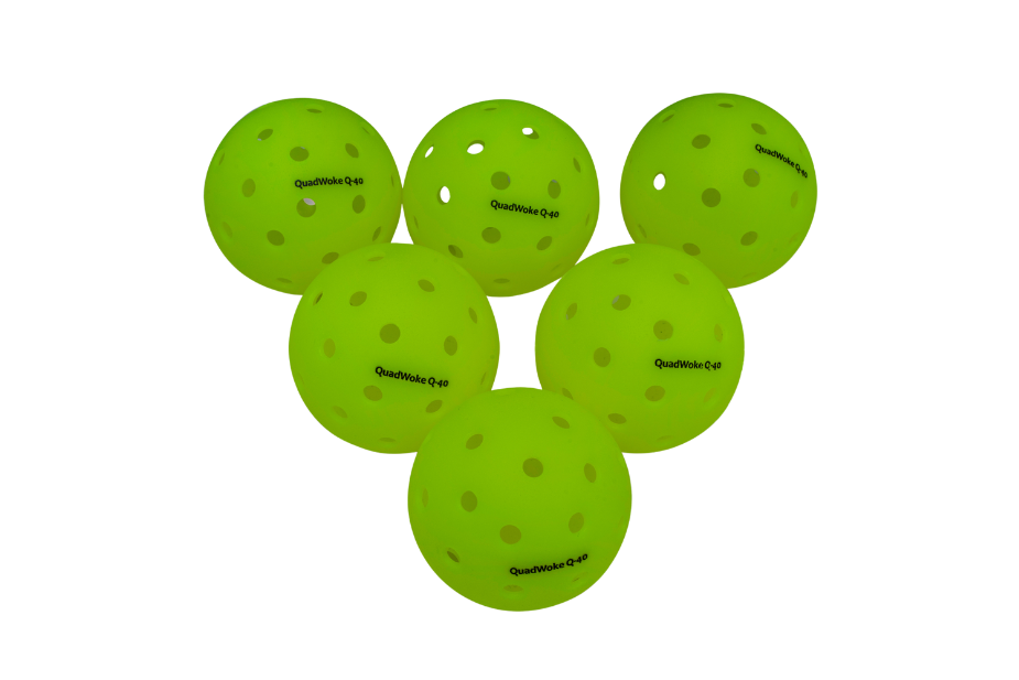 Q-40 Balls Neon Green (6-Pack)