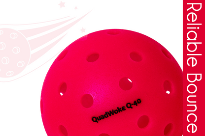 Q-40 Balls Neon Pink (6-Pack)